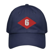 NMCB-6 Beep Embroidered Under Armour® Dad Hat Tactically Acquired Navy  