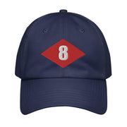 NMCB-8 Beep Embroidered Under Armour® Dad Hat Tactically Acquired Navy  
