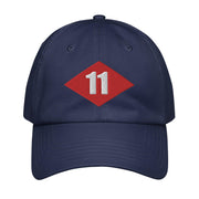 NMCB-11 Beep Embroidered Under Armour® Dad Hat Tactically Acquired Navy  