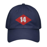 NMCB-14 Beep Embroidered Under Armour® Dad Hat Tactically Acquired Navy  