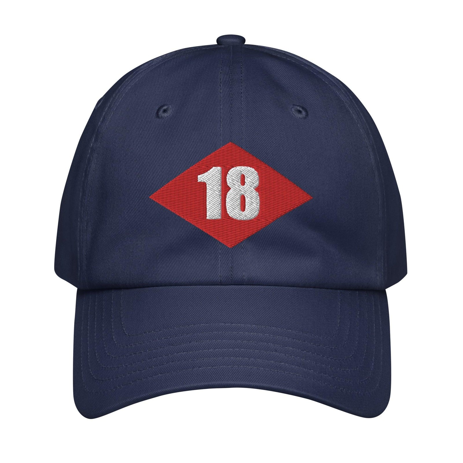 NMCB-18 Beep Embroidered Under Armour® Dad Hat Tactically Acquired Navy  
