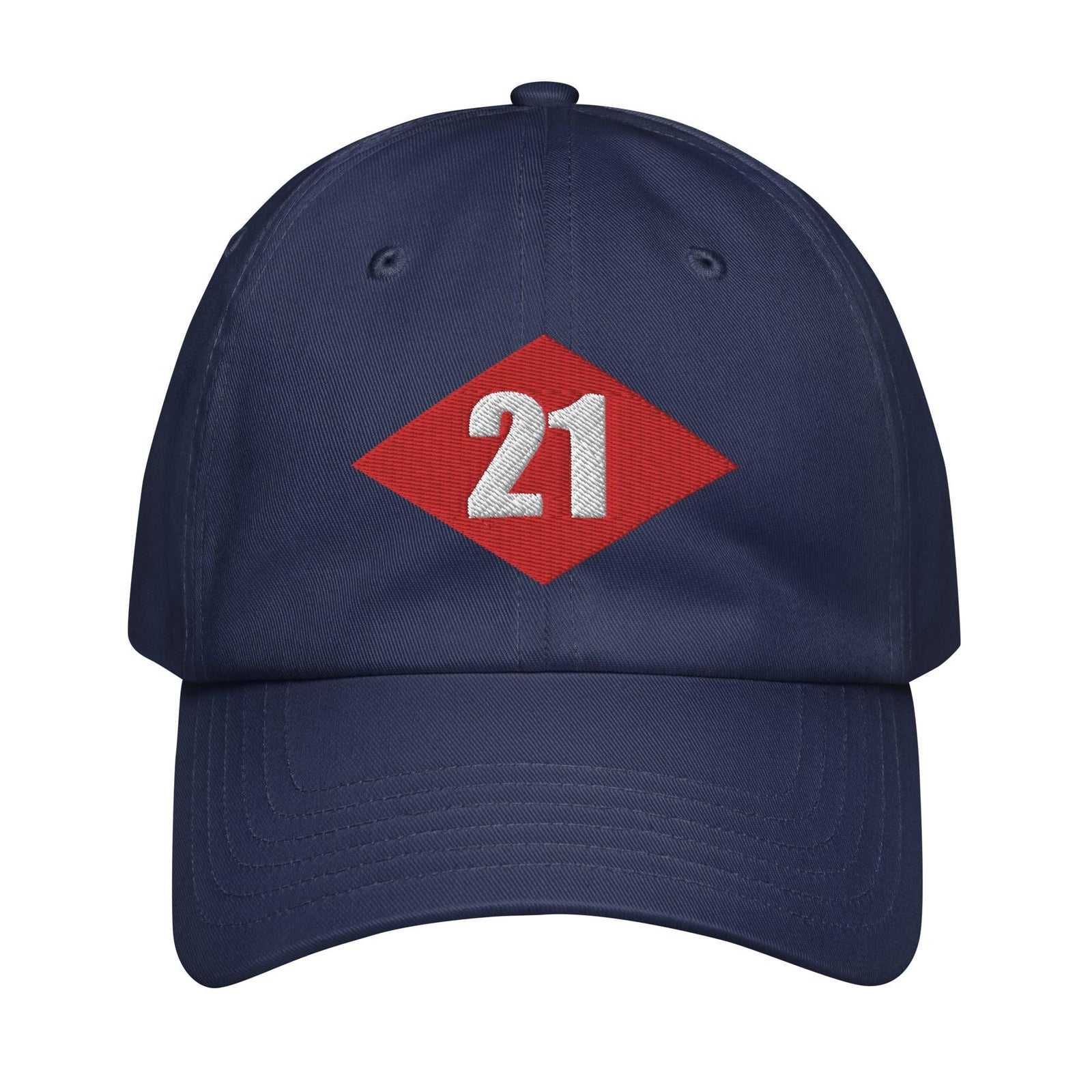 NMCB-21 Beep Embroidered Under Armour® Dad Hat Tactically Acquired Navy  