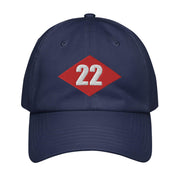 NMCB-22 Beep Embroidered Under Armour® Dad Hat Tactically Acquired Navy  