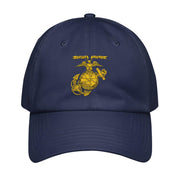 U.S. Marine Corps Embroidered 1936 EGA Under Armour® Dad Hat Tactically Acquired Navy  
