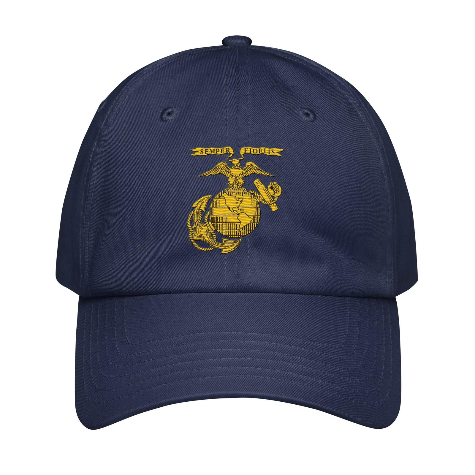 U.S. Marine Corps Embroidered 1936 EGA Under Armour® Dad Hat Tactically Acquired Navy  
