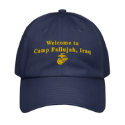 Welcome to Camp Fallujah Iraq USMC Under Armour® Hat Tactically Acquired Navy  