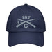 C CO. 3-187 INF RGT Embroidered Under Armour® Dad Hat Tactically Acquired Navy