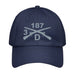 D CO. 3-187 INF RGT Embroidered Under Armour® Dad Hat Tactically Acquired Navy