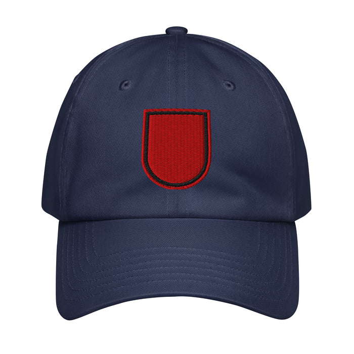 7th SFG (A) Beret Flash Embroidered Under Armour® Dad Hat Tactically Acquired Navy