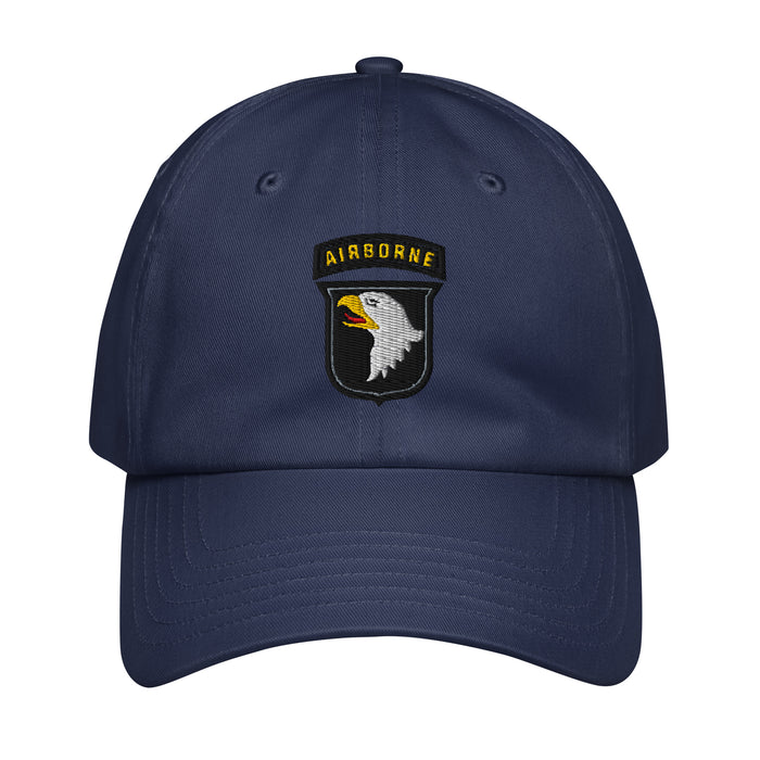 101st Airborne Division Embroidered Under Armour® Dad Hat Tactically Acquired Navy