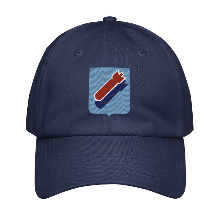 381st Bomb Group Embroidered Under Armour® Dad Hat Tactically Acquired Navy