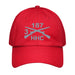 HHC 3-187 INF RGT Embroidered Under Armour® Dad Hat Tactically Acquired Red