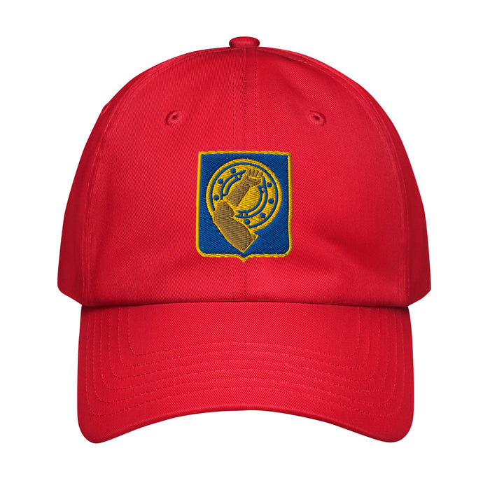 34th Armor Regiment Embroidered Under Armour® Dad Hat Tactically Acquired Red