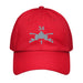 1-34 Armor Embroidered Under Armour® Dad Hat Tactically Acquired Red