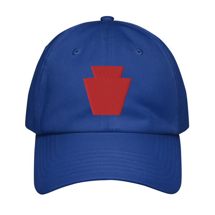 28th Infantry Division Embroidered Under Armour® Dad Hat Tactically Acquired Royal Blue  