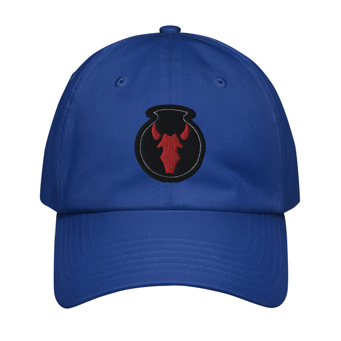 34th Infantry Division Embroidered Under Armour® Dad Hat Tactically Acquired Royal Blue  