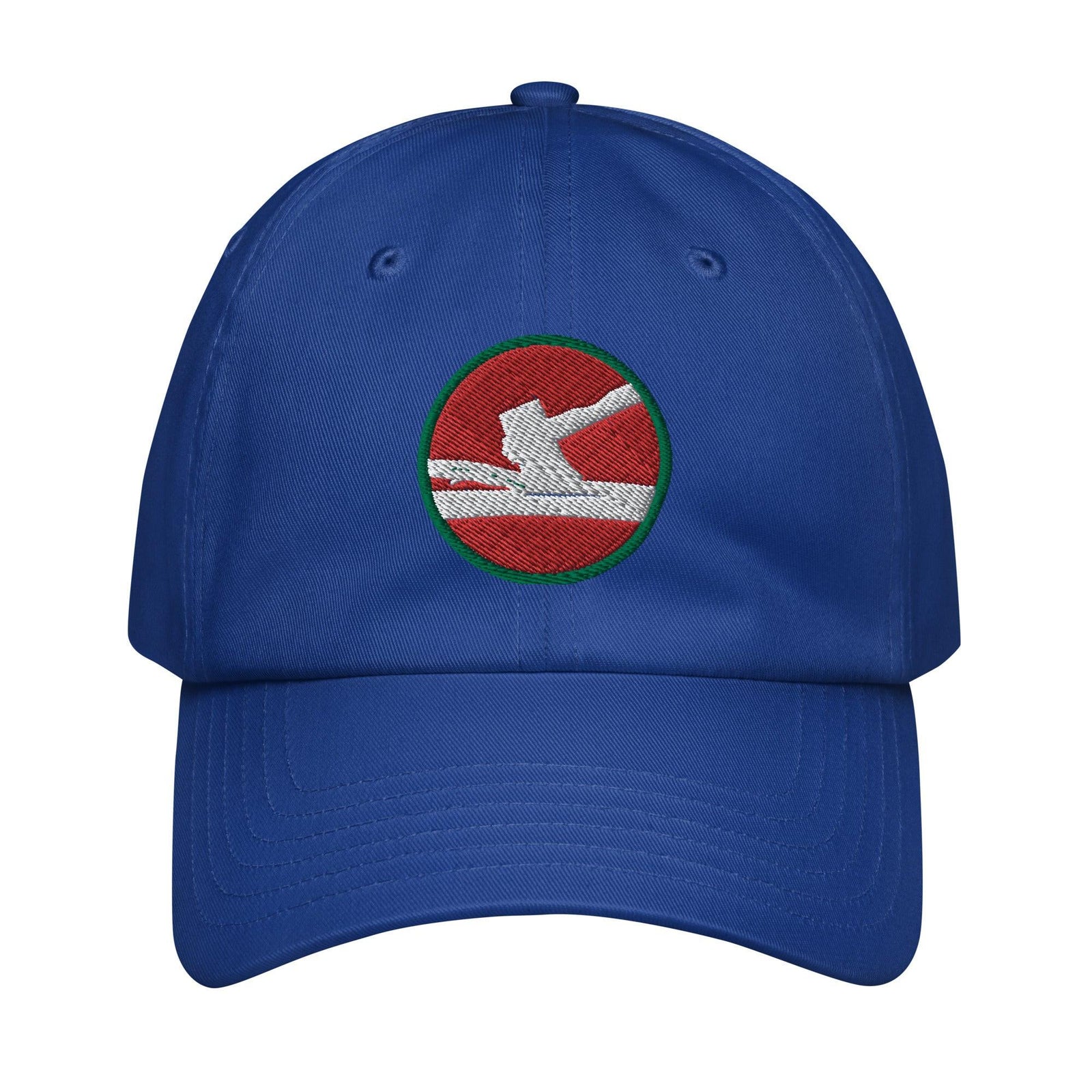 84th Infantry Division Embroidered Under Armour® Dad Hat Tactically Acquired Royal Blue  