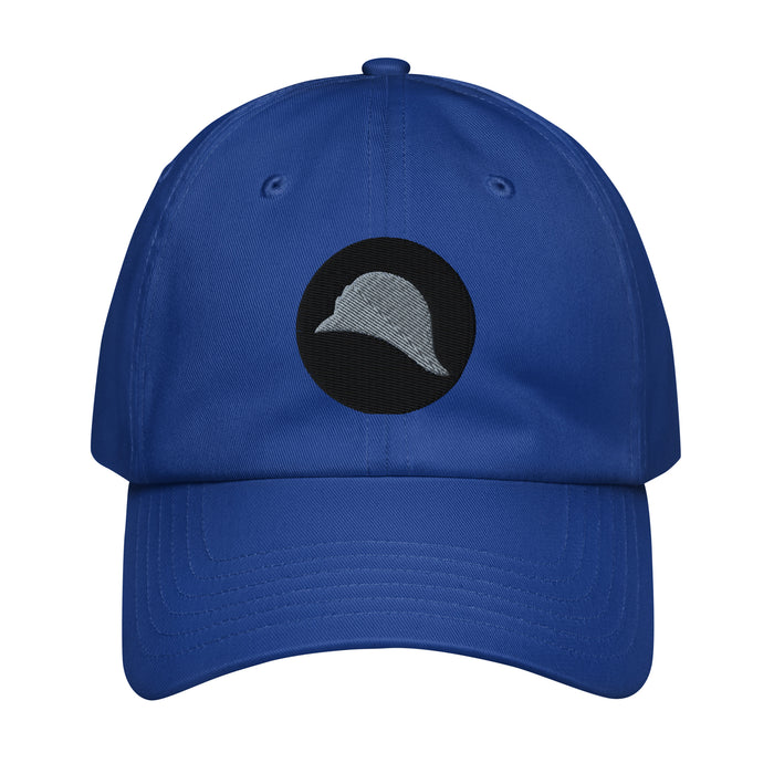 93rd Infantry Division Embroidered Under Armour® Dad Hat Tactically Acquired Royal Blue  