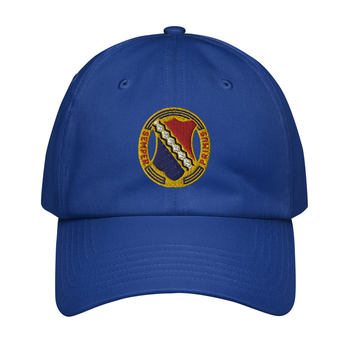 1st Infantry Regiment Embroidered Under Armour® Dad Hat Tactically Acquired Royal Blue  