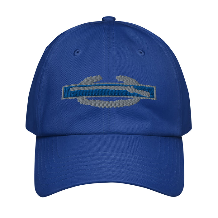 U.S. Army CIB Special Forces Insignia Embroidered Under Armour® Dad Hat Tactically Acquired Royal Blue  