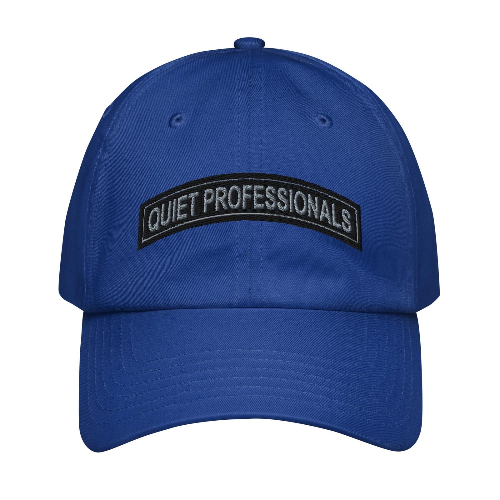 Quiet Professionals Embroidered Special Forces Tab Under Armour® Dad Hat Tactically Acquired Royal Blue  