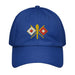 U.S. Army Signal Corps Embroidered Under Armour® Dad Hat Tactically Acquired Royal Blue  