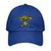 U.S. Army Quartermaster Corps Embroidered Under Armour® Dad Hat Tactically Acquired Royal Blue  
