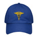 U.S. Army Medical Specialist Corps Embroidered Under Armour® Dad Hat Tactically Acquired Royal Blue  