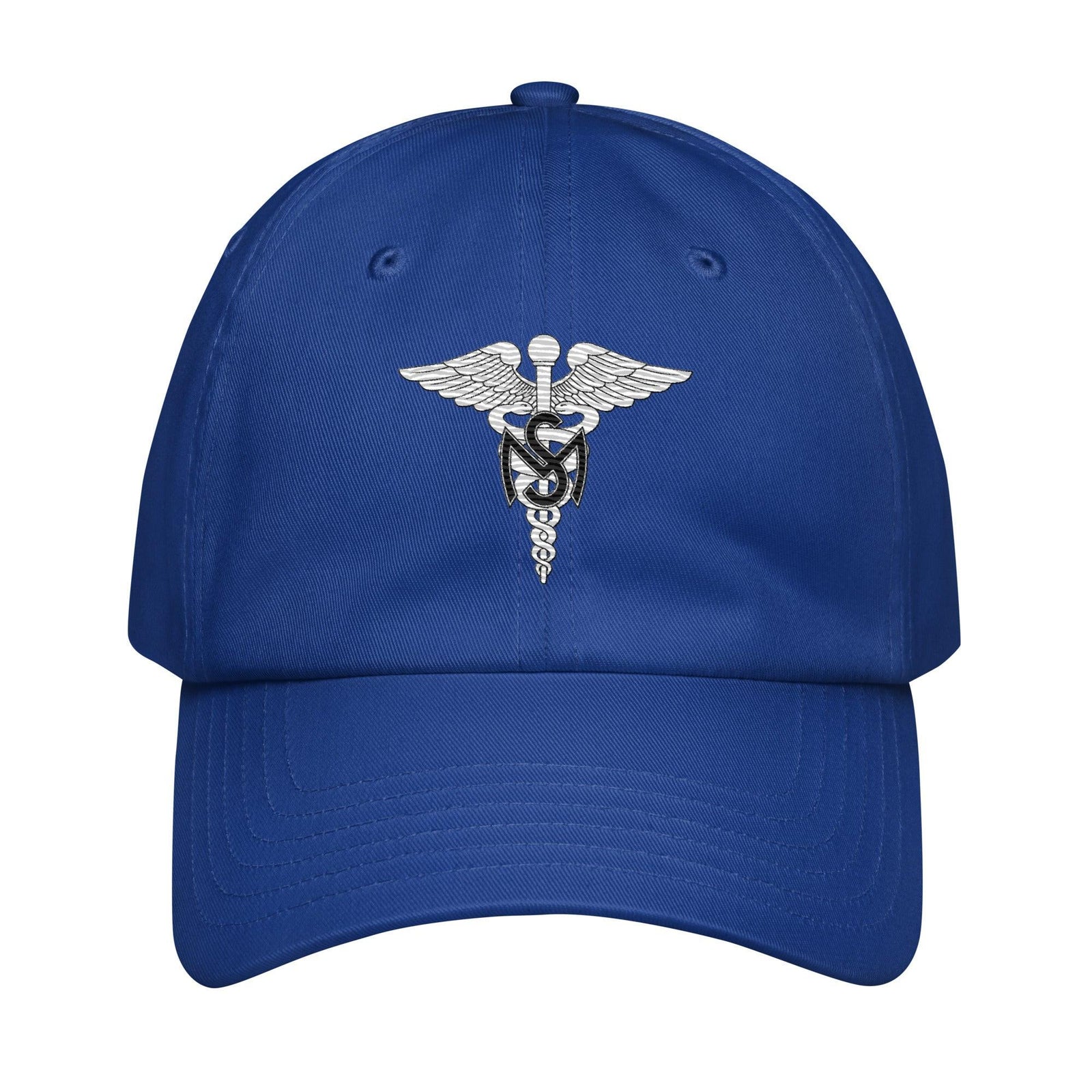 U.S. Army Medical Service Corps Embroidered Under Armour® Dad Hat Tactically Acquired Royal Blue  