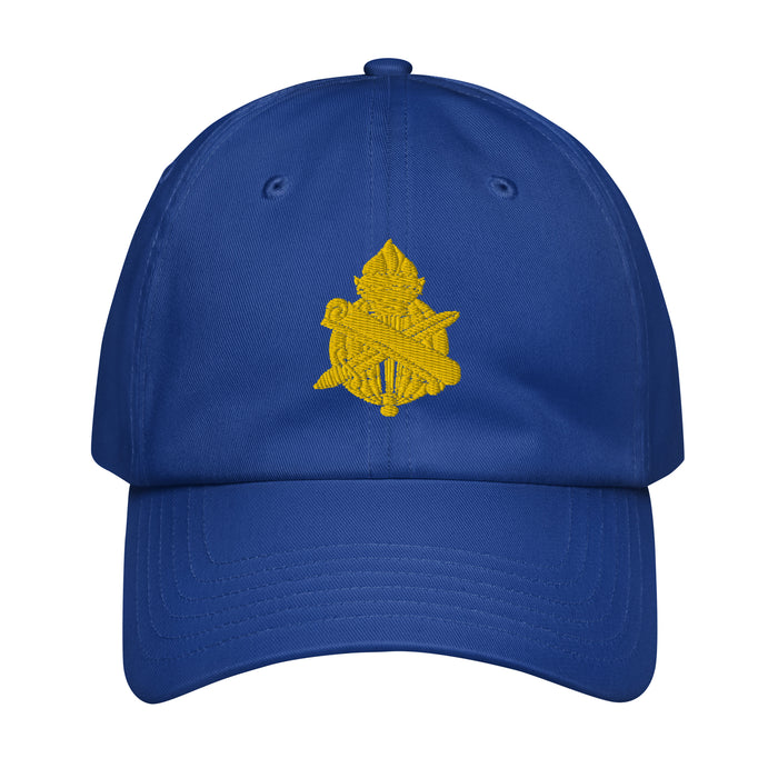 U.S. Army Civil Affairs Embroidered Under Armour® Dad Hat Tactically Acquired Royal Blue  