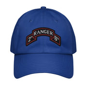 2d Ranger Battalion Tab Embroidered Under Armour® Dad Hat Tactically Acquired Royal Blue  
