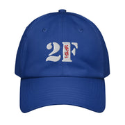 2-508 PIR Embroidered Under Armour® Dad Hat Tactically Acquired Royal Blue  