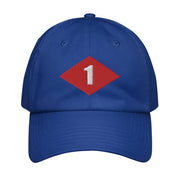 NMCB-1 Beep Embroidered Under Armour® Dad Hat Tactically Acquired Royal Blue  