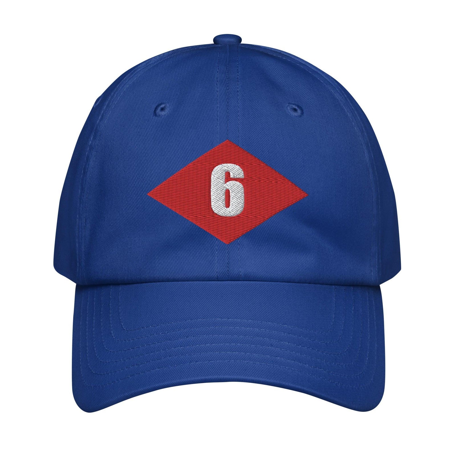 NMCB-6 Beep Embroidered Under Armour® Dad Hat Tactically Acquired Royal Blue  