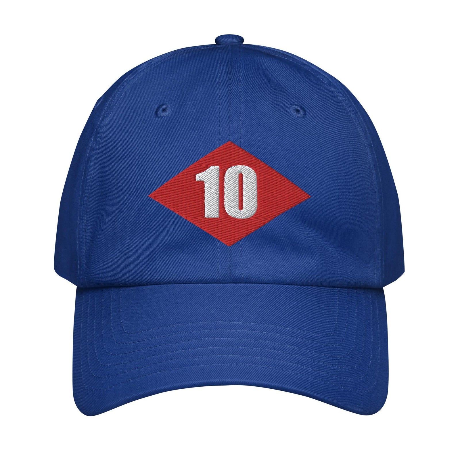 NMCB-10 Beep Embroidered Under Armour® Dad Hat Tactically Acquired Royal Blue  