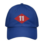 NMCB-11 Beep Embroidered Under Armour® Dad Hat Tactically Acquired Royal Blue  