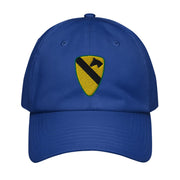U.S. Army 1st Cavalry Division Under Armour® Dad Hat Tactically Acquired Royal Blue  