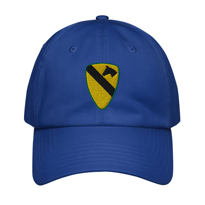 U.S. Army 1st Cavalry Division Under Armour® Dad Hat Tactically Acquired Royal Blue  