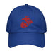 USMC Red EGA Embroidered Under Armour® Dad Hat Tactically Acquired Royal Blue  