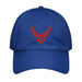 USAF Red Emblem Embroidered Under Armour® Dad Hat Tactically Acquired Royal Blue  