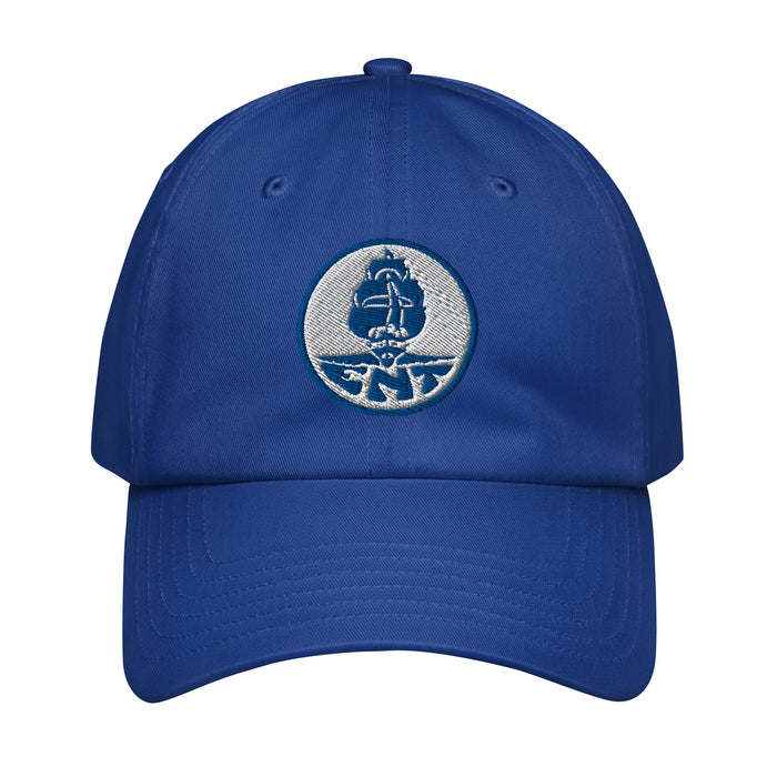 USS Enterprise (CV-6) Embroidered Under Armour® Dad Hat Tactically Acquired Royal Blue  