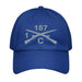 C Co. 1-187 Infantry Embroidered Under Armour® Dad Hat Tactically Acquired Royal Blue