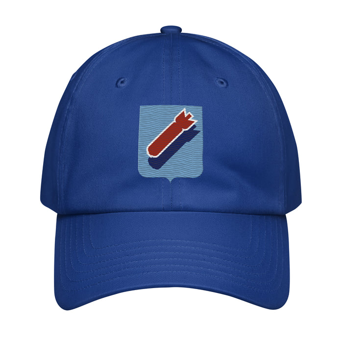 381st Bomb Group Embroidered Under Armour® Dad Hat Tactically Acquired Royal Blue