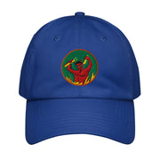 555th Bomb Squadron Embroidered Under Armour® Dad Hat Tactically Acquired Royal Blue