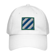 3rd Infantry Division Embroidered Under Armour® Dad Hat Tactically Acquired White  