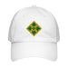 4th Infantry Division Embroidered Under Armour® Dad Hat Tactically Acquired White  