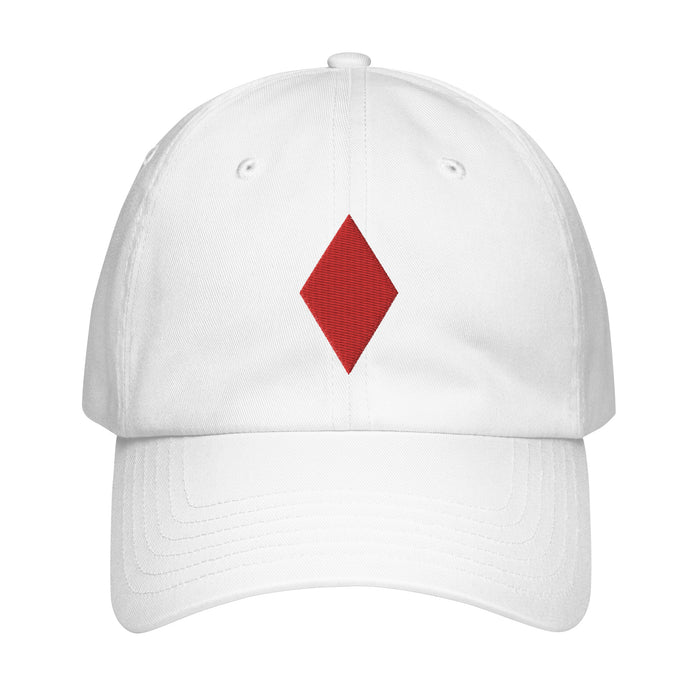 5th Infantry Division Embroidered Under Armour® Dad Hat Tactically Acquired White  