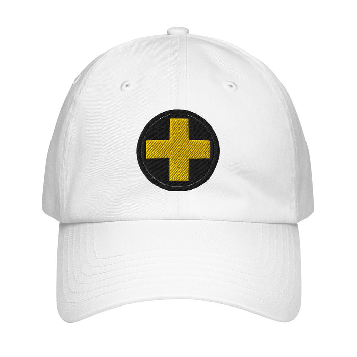 33rd Infantry Division Embroidered Under Armour® Dad Hat Tactically Acquired White  