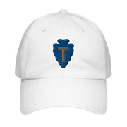 36th Infantry Division Embroidered Under Armour® Dad Hat Tactically Acquired White  