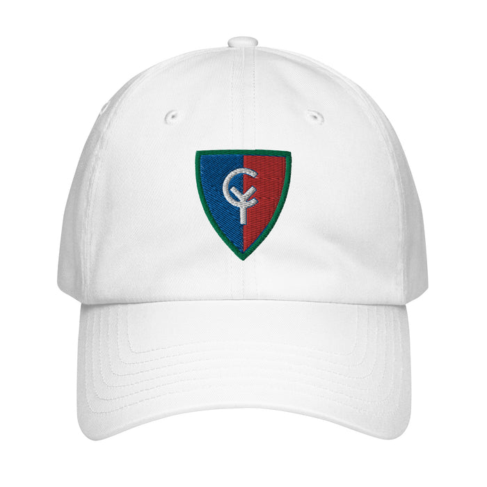 38th Infantry Division Embroidered Under Armour® Dad Hat Tactically Acquired White  